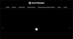 Desktop Screenshot of elettromec.com.br