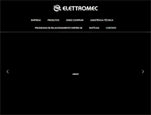 Tablet Screenshot of elettromec.com.br
